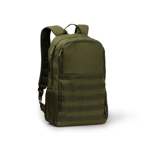 Stamina BUFALO RPET backpack in black - promotional merchandise printed with your company logo