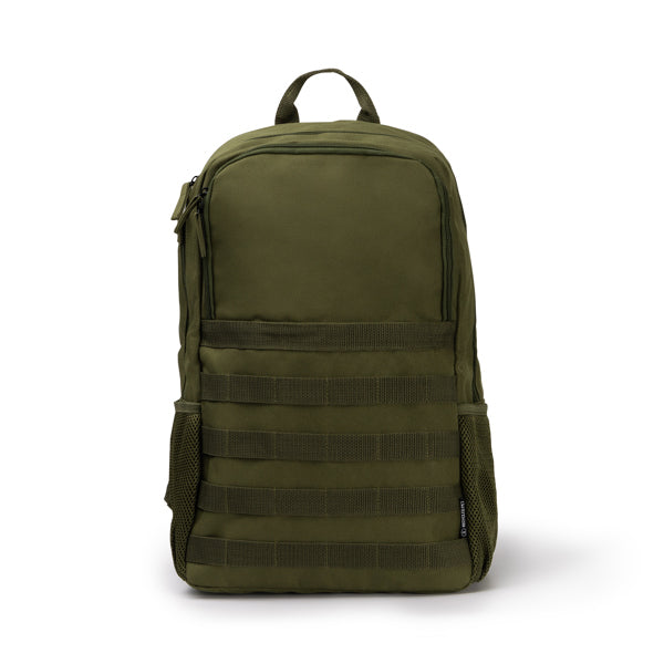 Stamina BUFALO RPET backpack in dark green - promotional merchandise printed with your company logo