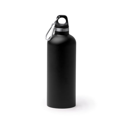 Stamina LUWAK Recycled stainless steel thermal cup 500 ml in black - promotional merchandise printed with your company logo