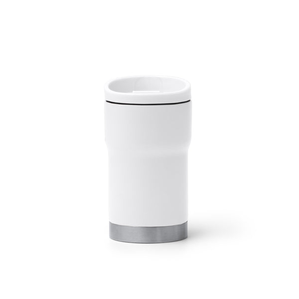 Stamina KOPIK Double-walled stainless steel thermal cup in white - promotional merchandise printed with your company logo