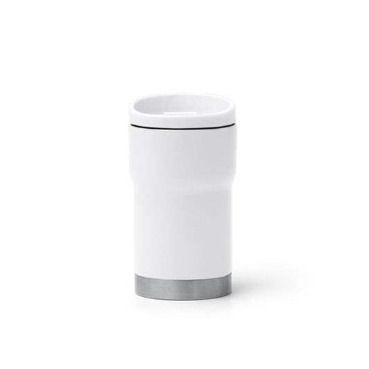 Stamina KOPIK Double-walled stainless steel thermal cup in white - promotional merchandise printed with your company logo