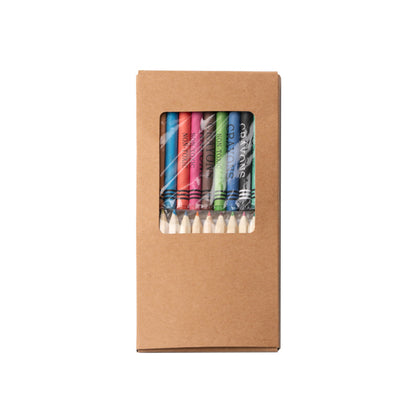 Stamina PATLEY Cardboard writing set in beige - promotional merchandise printed with your company logo