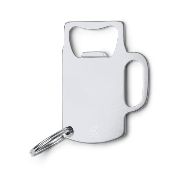 Stamina ARTOIS Recycled aluminium keyring in silver - promotional merchandise printed with your company logo