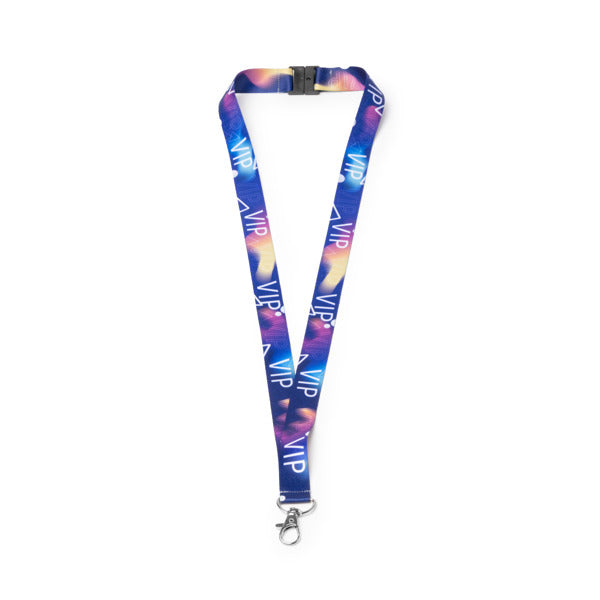 Stamina TRENET Polyester lanyard in white - promotional merchandise printed with your company logo