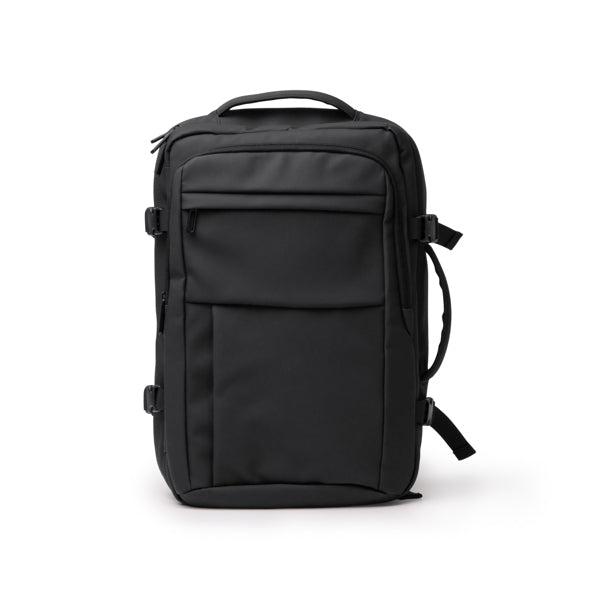 Stamina OREGON Soft PU backpack in black - promotional merchandise printed with your company logo