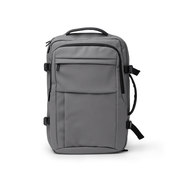 Stamina OREGON Soft PU backpack in grey - promotional merchandise printed with your company logo