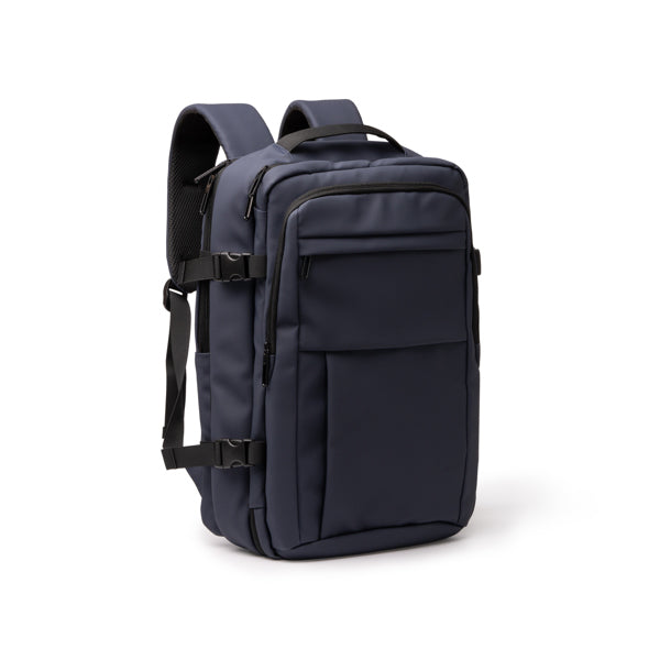 Stamina OREGON Soft PU backpack in black - promotional merchandise printed with your company logo