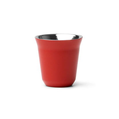 Stamina COSIK Recycled stainless steel cup 160 ml in red - promotional merchandise printed with your company logo