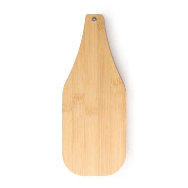 Stamina GAUDA Stainless steel and bamboo bottle opener in beige - promotional merchandise printed with your company logo