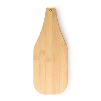 Stamina GAUDA Stainless steel and bamboo bottle opener in beige - promotional merchandise printed with your company logo