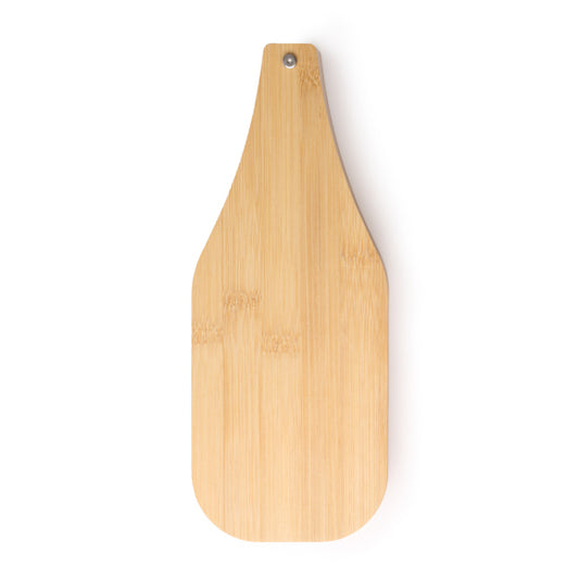 Stamina GAUDA Stainless steel and bamboo bottle opener in beige - promotional merchandise printed with your company logo