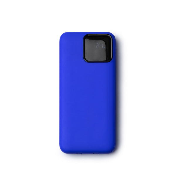 Stamina CONWAY Recycled ABS power bank 10000 mAh in royal blue - promotional merchandise printed with your company logo
