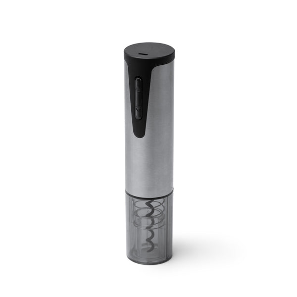 Stamina PINGUX Stainless steel and ABS corkscrew in black - promotional merchandise printed with your company logo