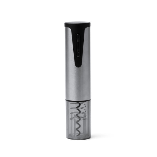 Stamina PINGUX Stainless steel and ABS corkscrew in black - promotional merchandise printed with your company logo