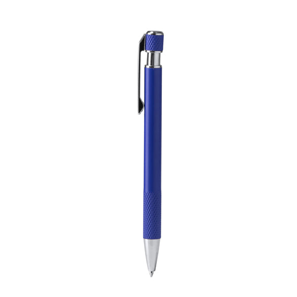 Stamina BLOMY Recycled aluminium ball pen in royal blue - promotional merchandise printed with your company logo