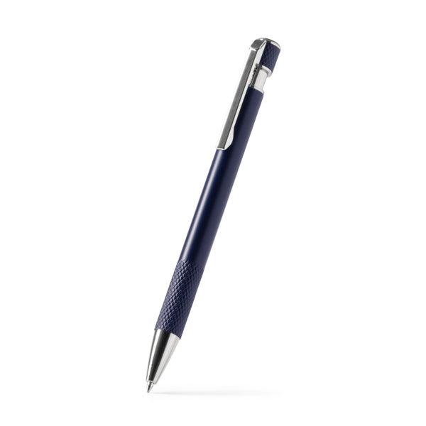 Stamina BLOMY Recycled aluminium ball pen in white - promotional merchandise printed with your company logo