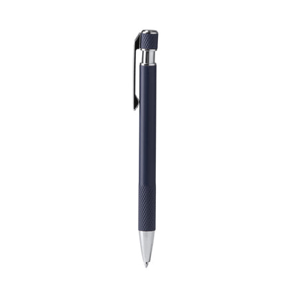 Stamina BLOMY Recycled aluminium ball pen in navy blue - promotional merchandise printed with your company logo