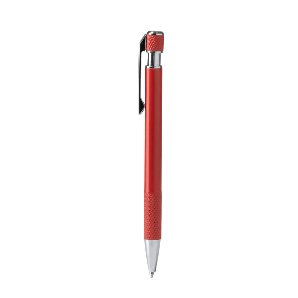 Stamina BLOMY Recycled aluminium ball pen in red - promotional merchandise printed with your company logo