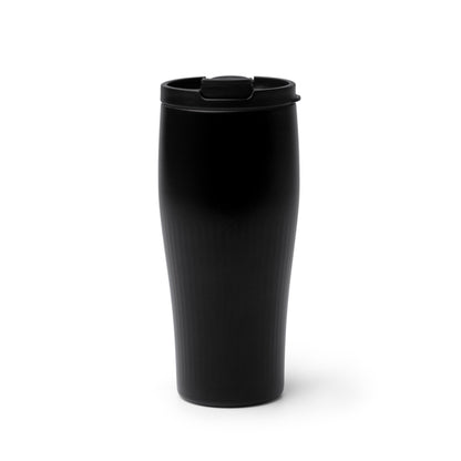 Stamina SEWARD Recycled stainless steel thermal cup 500 ml in black - promotional merchandise printed with your company logo
