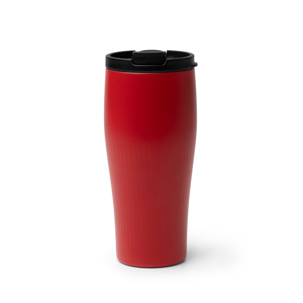 Stamina SEWARD Recycled stainless steel thermal cup 500 ml in red - promotional merchandise printed with your company logo