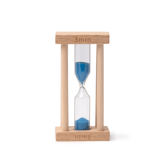 Stamina TEMPO Wood table clock in beige - promotional merchandise printed with your company logo