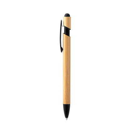 Stamina VILON Bamboo ball pen in black - promotional merchandise printed with your company logo