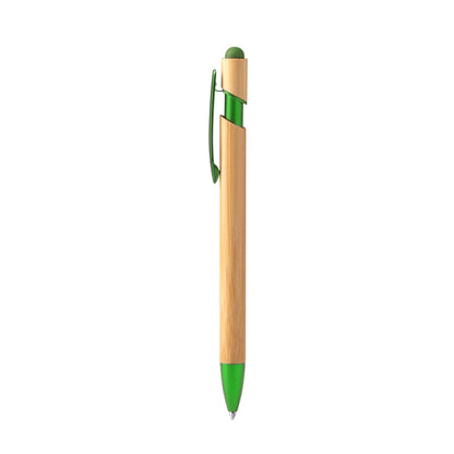Stamina VILON Bamboo ball pen in fern green - promotional merchandise printed with your company logo