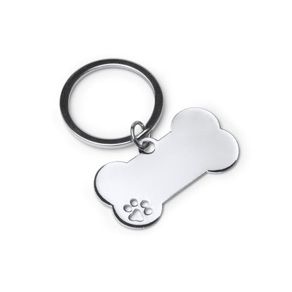 Stamina CHOP Metal keyring in silver - promotional merchandise printed with your company logo