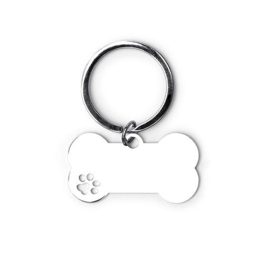 Stamina CHOP Metal keyring in silver - promotional merchandise printed with your company logo