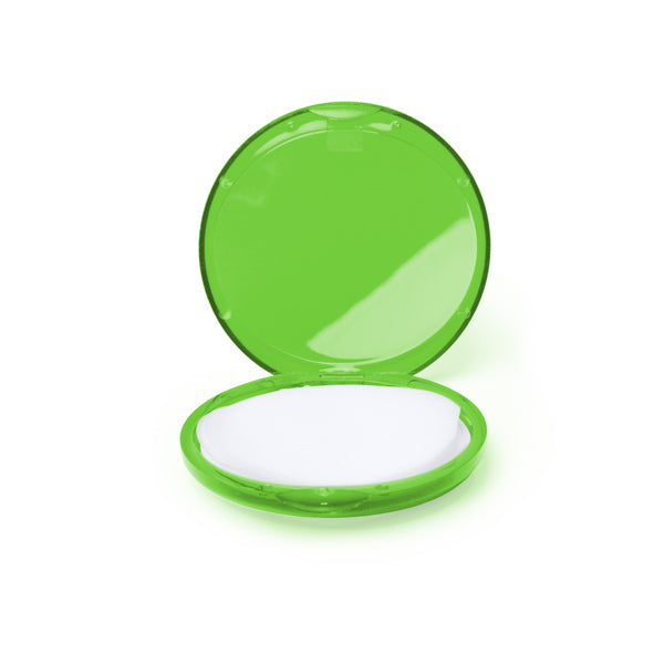 Stamina LIMPI Plastic soap sheets in fern green - promotional merchandise printed with your company logo