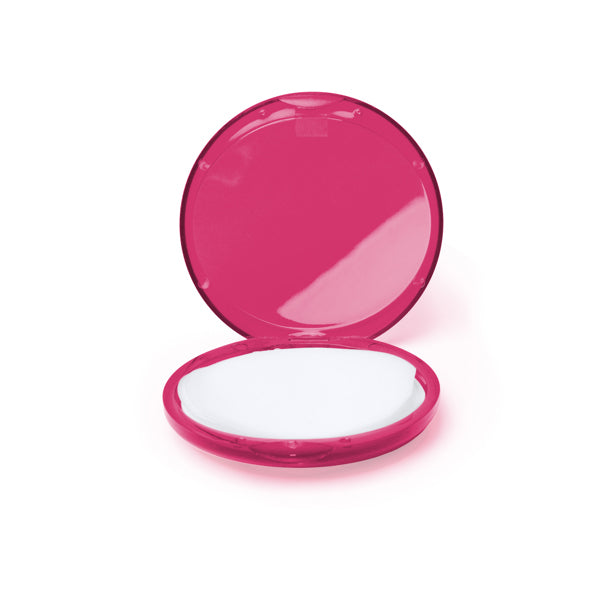 Stamina LIMPI Plastic soap sheets in fuchsia - promotional merchandise printed with your company logo