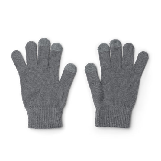 Stamina WINDSOR RPET touchscreen gloves in grey - promotional merchandise printed with your company logo