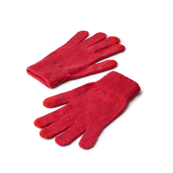 Stamina WINDSOR RPET touchscreen gloves in black - promotional merchandise printed with your company logo