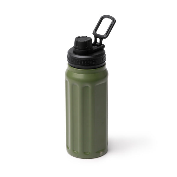 Stamina NOBLEK Recycled stainless steel thermal bottle in white - promotional merchandise printed with your company logo