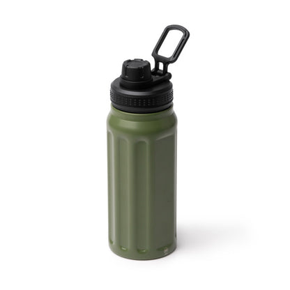 Stamina NOBLEK Recycled stainless steel thermal bottle in white - promotional merchandise printed with your company logo