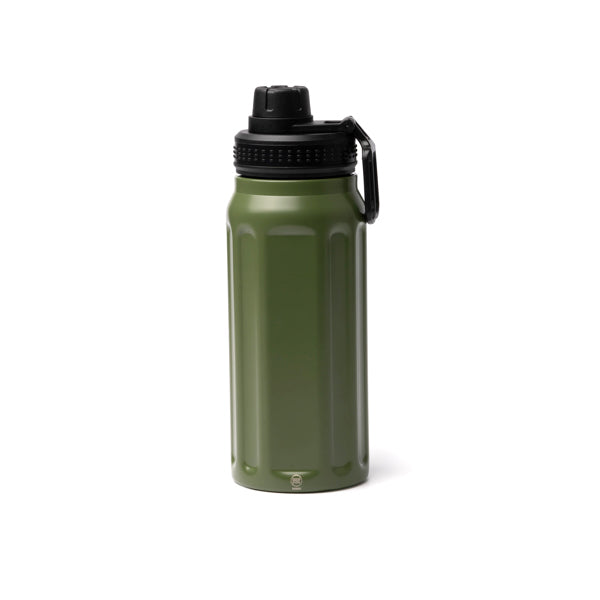Stamina NOBLEK Recycled stainless steel thermal bottle in dark green - promotional merchandise printed with your company logo