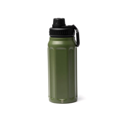 Stamina NOBLEK Recycled stainless steel thermal bottle in dark green - promotional merchandise printed with your company logo