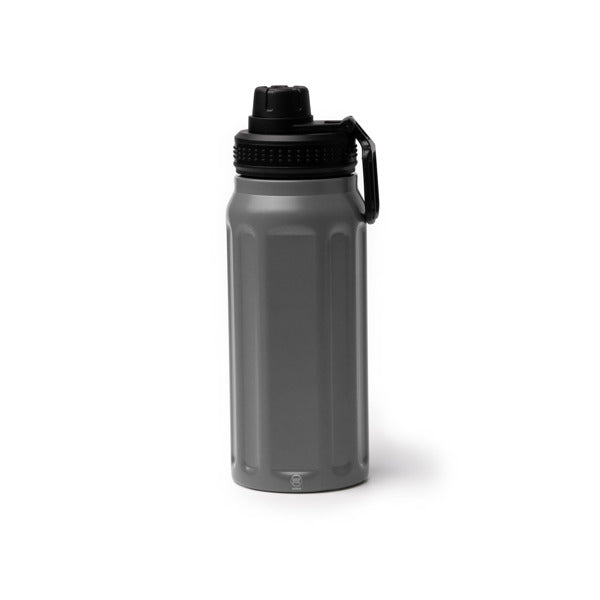 Stamina NOBLEK Recycled stainless steel thermal bottle in grey - promotional merchandise printed with your company logo