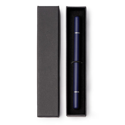 Stamina TALBOT Metal ball pen in navy blue - promotional merchandise printed with your company logo