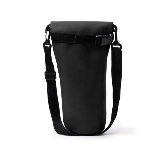 Stamina GOBI 600D RPET cooler bag in black - promotional merchandise printed with your company logo