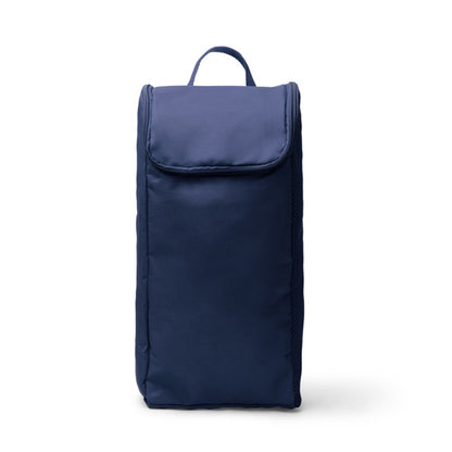 Stamina DIEGOX 600D RPET shoe bag in navy blue - promotional merchandise printed with your company logo