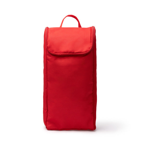 Stamina DIEGOX 600D RPET shoe bag in red - promotional merchandise printed with your company logo