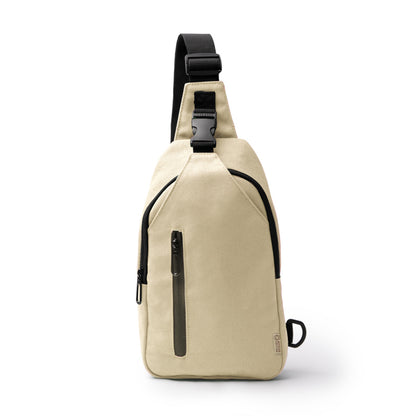 Stamina VALAR Recycled cotton backpack in beige - promotional merchandise printed with your company logo