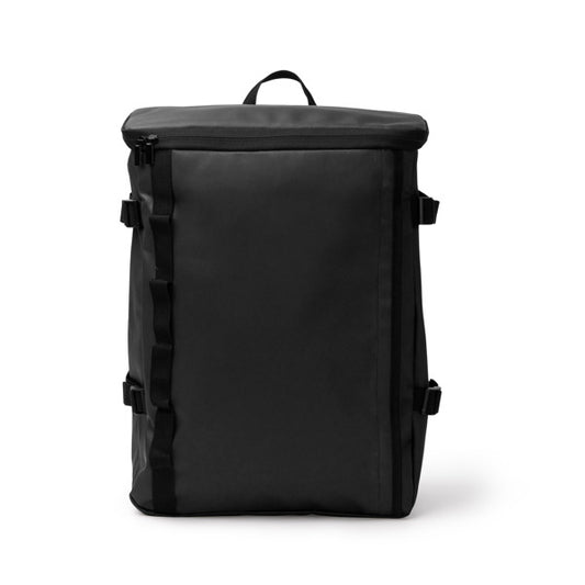Stamina VIRTON PU backpack in black - promotional merchandise printed with your company logo