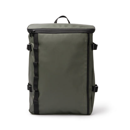 Stamina VIRTON PU backpack in dark green - promotional merchandise printed with your company logo