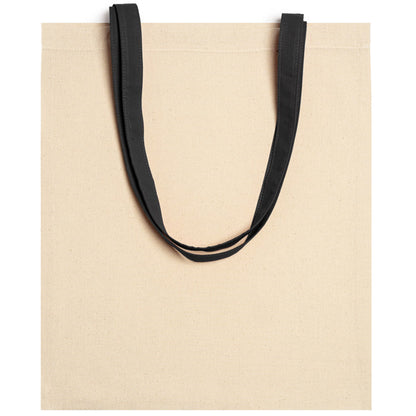 Stamina VENETO Cotton tote bag in black - promotional merchandise printed with your company logo