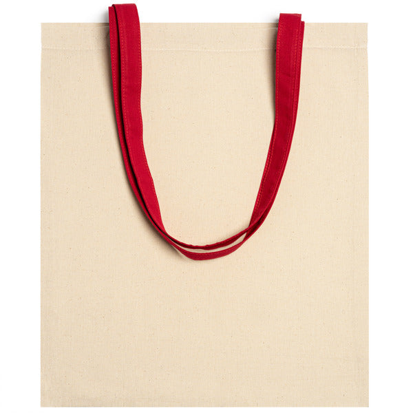 Stamina VENETO Cotton tote bag in red - promotional merchandise printed with your company logo