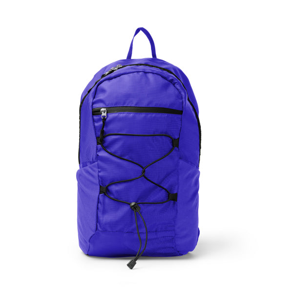 Stamina CAPITAN 420D RPET backpack in royal blue - promotional merchandise printed with your company logo
