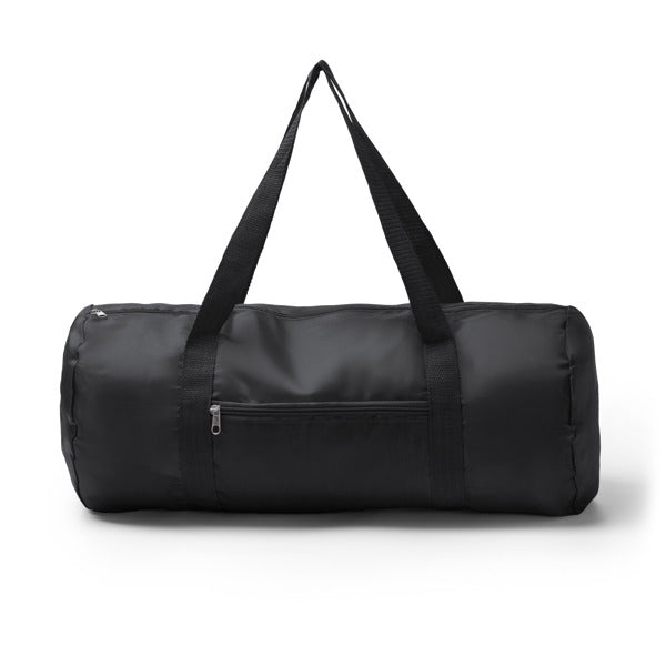 Stamina MANLEY 290T RPET sports bag in black - promotional merchandise printed with your company logo