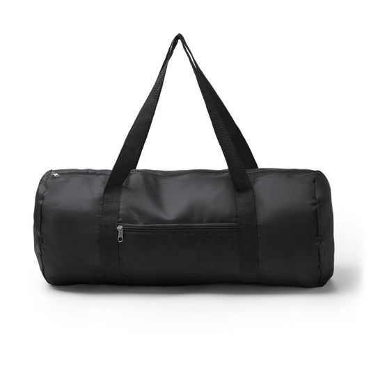 Stamina MANLEY 290T RPET sports bag in black - promotional merchandise printed with your company logo